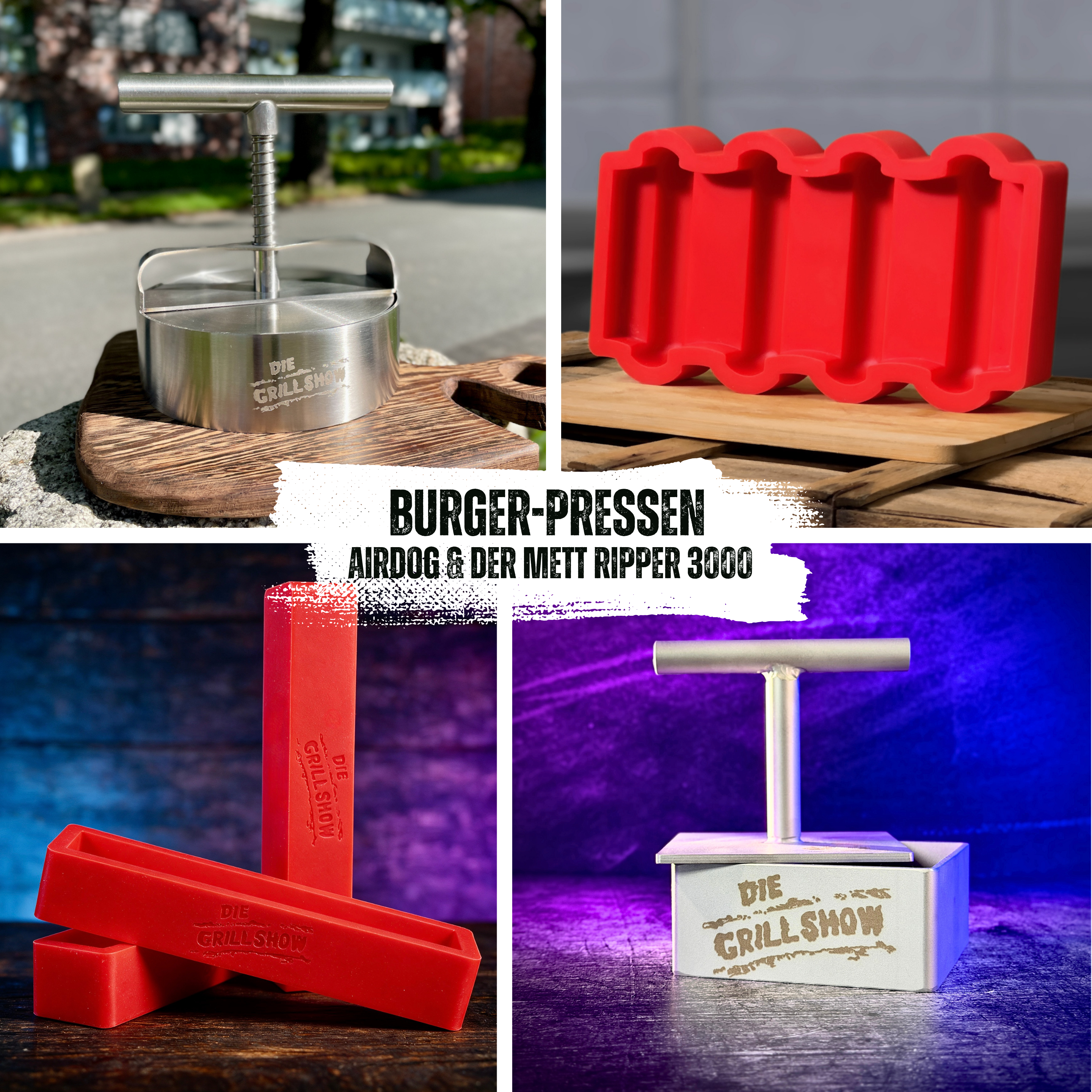 Burger-Pressen, AIRDOG & der METT RIPPER 3000
