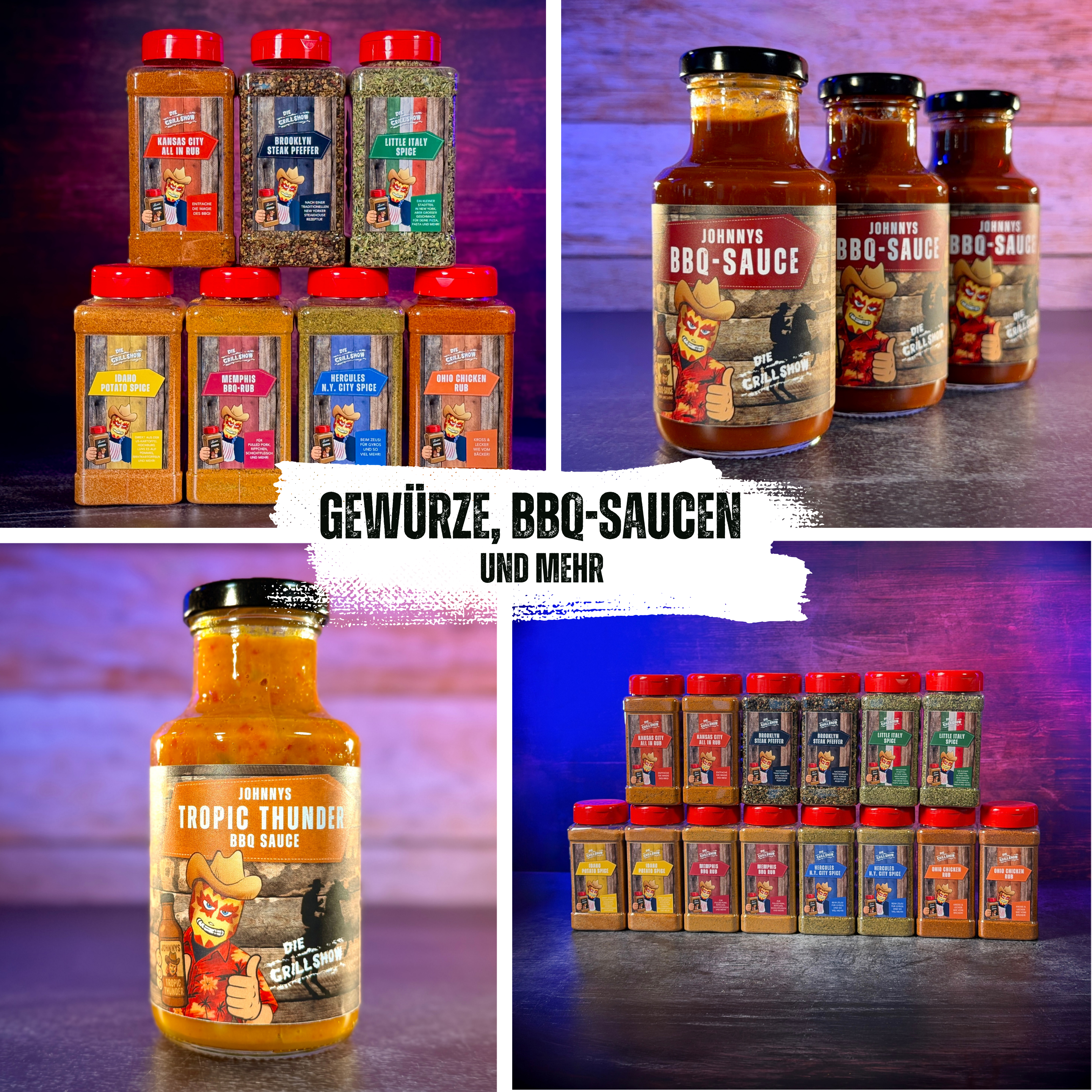 Johnnys Gewürze, BBQ-Sauce und mehr!