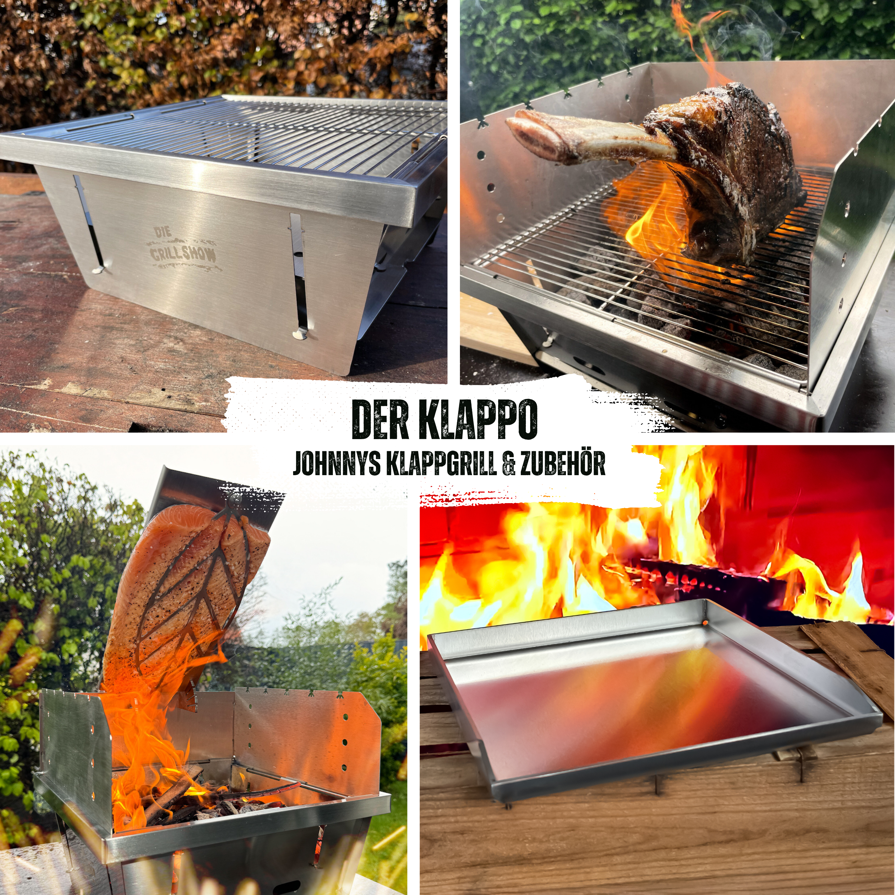 Der Klappo - Johnnys einzigartiger Klappgrill
