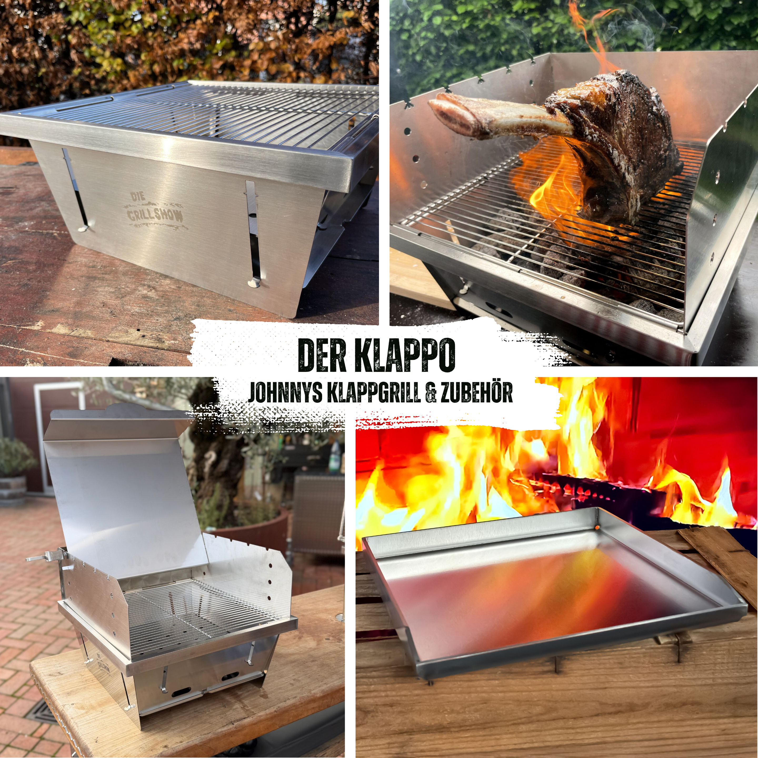 Der Klappo - Johnnys einzigartiger Klappgrill