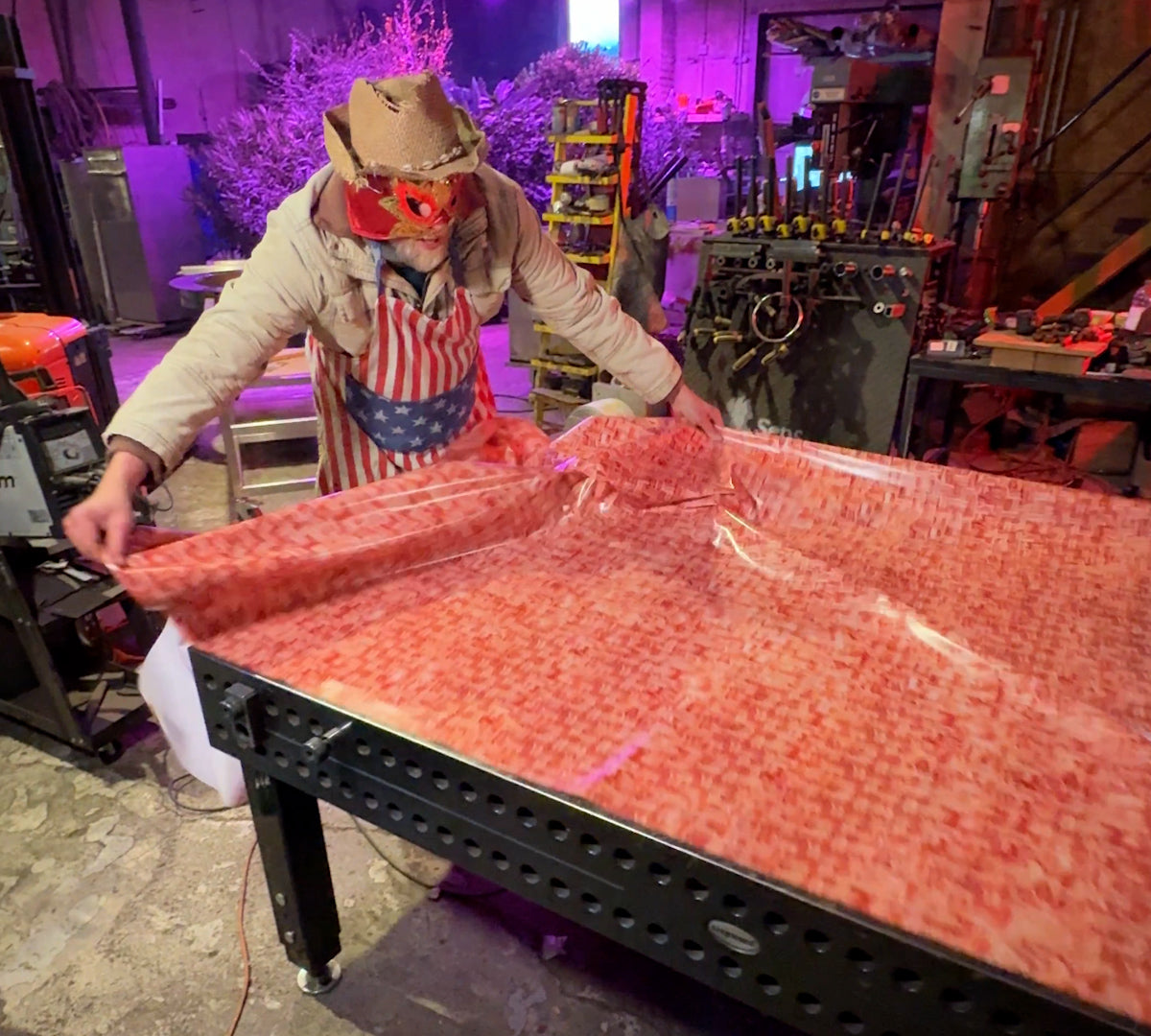 Die Bacon-Tischdecke
