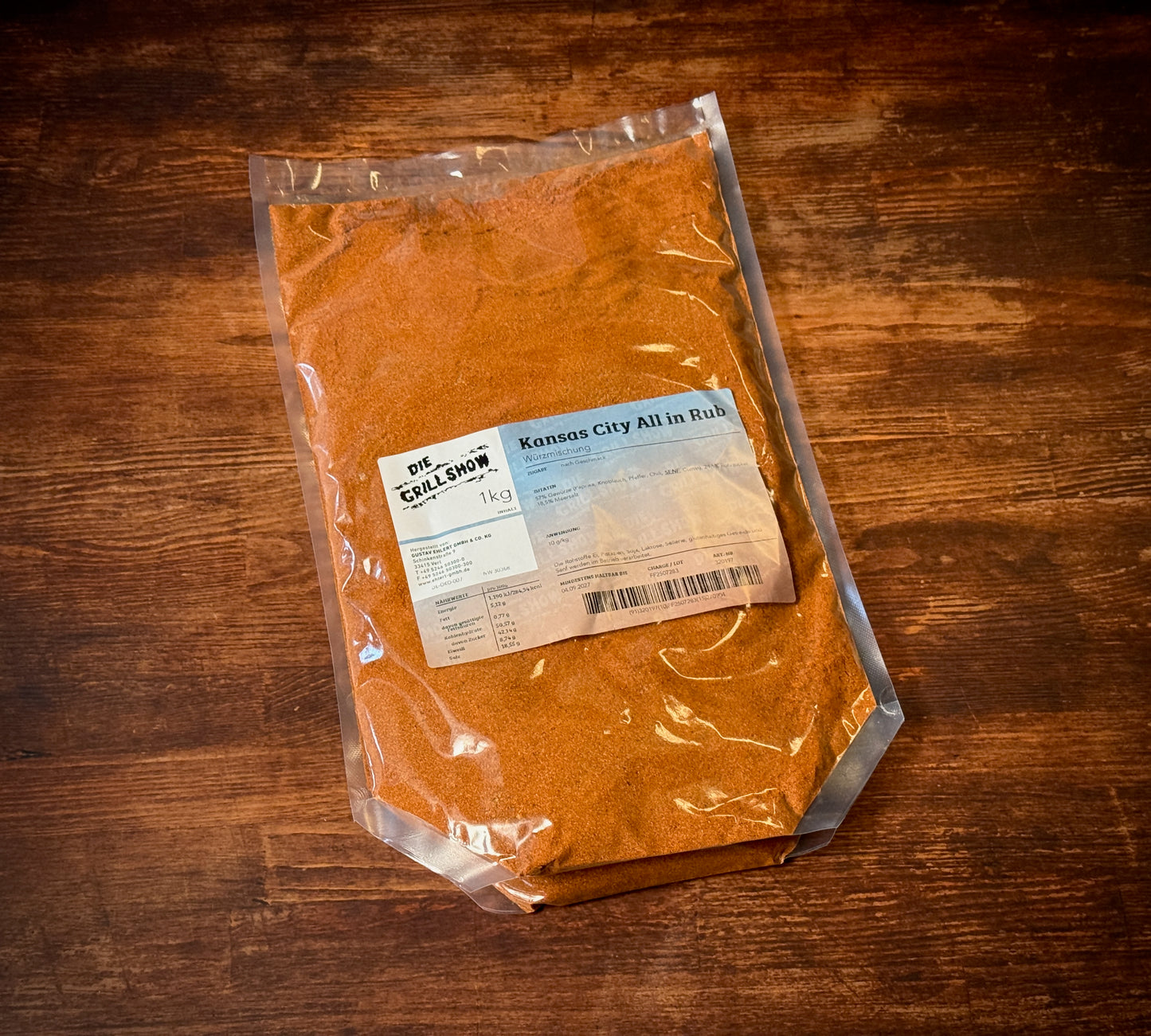 BUDDY PACK: Kansas City All in Rub (1 kg)