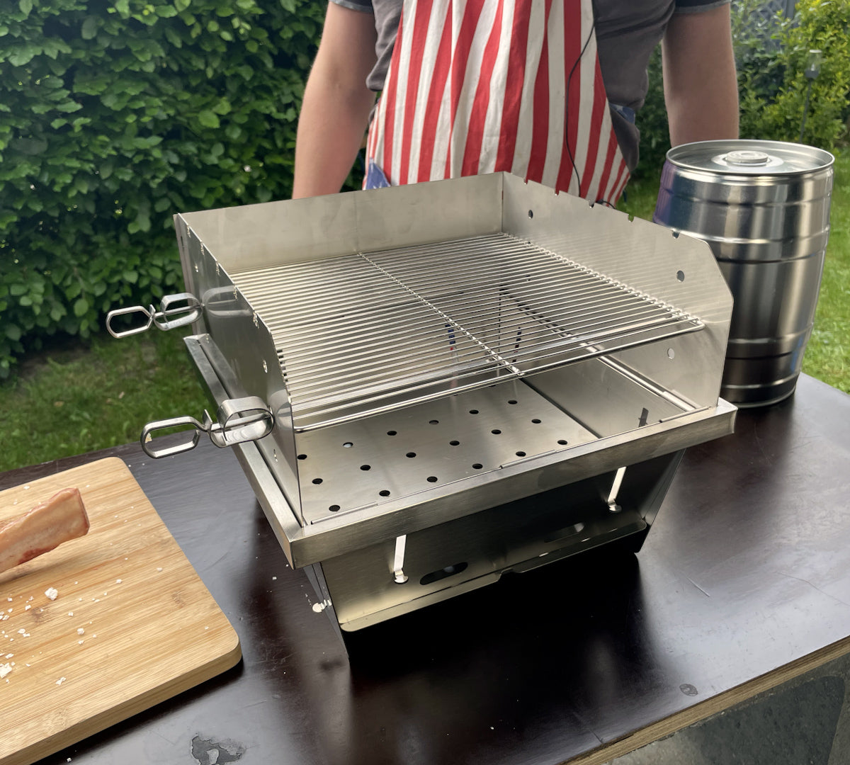 Der Windschutz für den Klappo