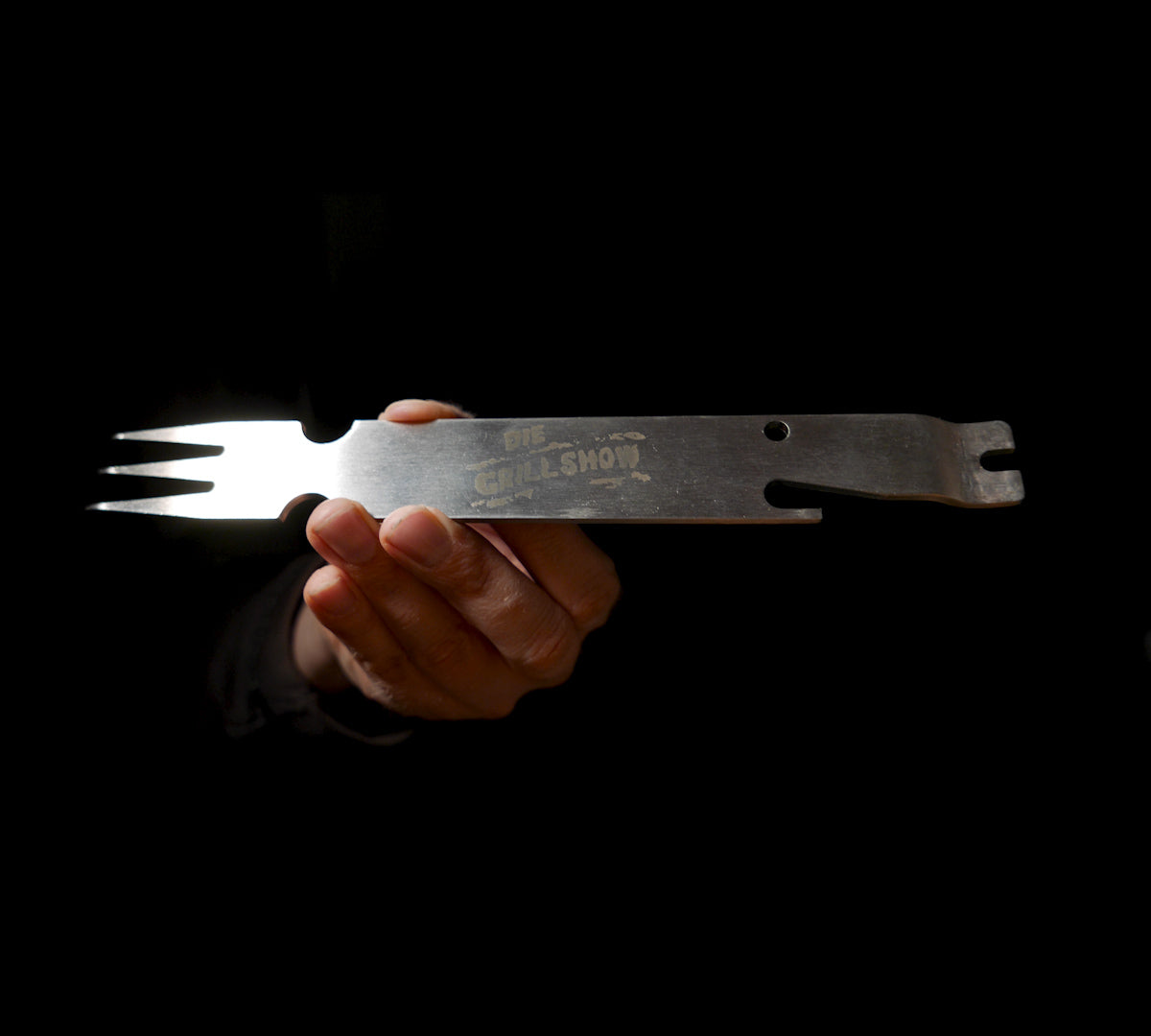Die handgeschmiedete Grillshow-Pfanne