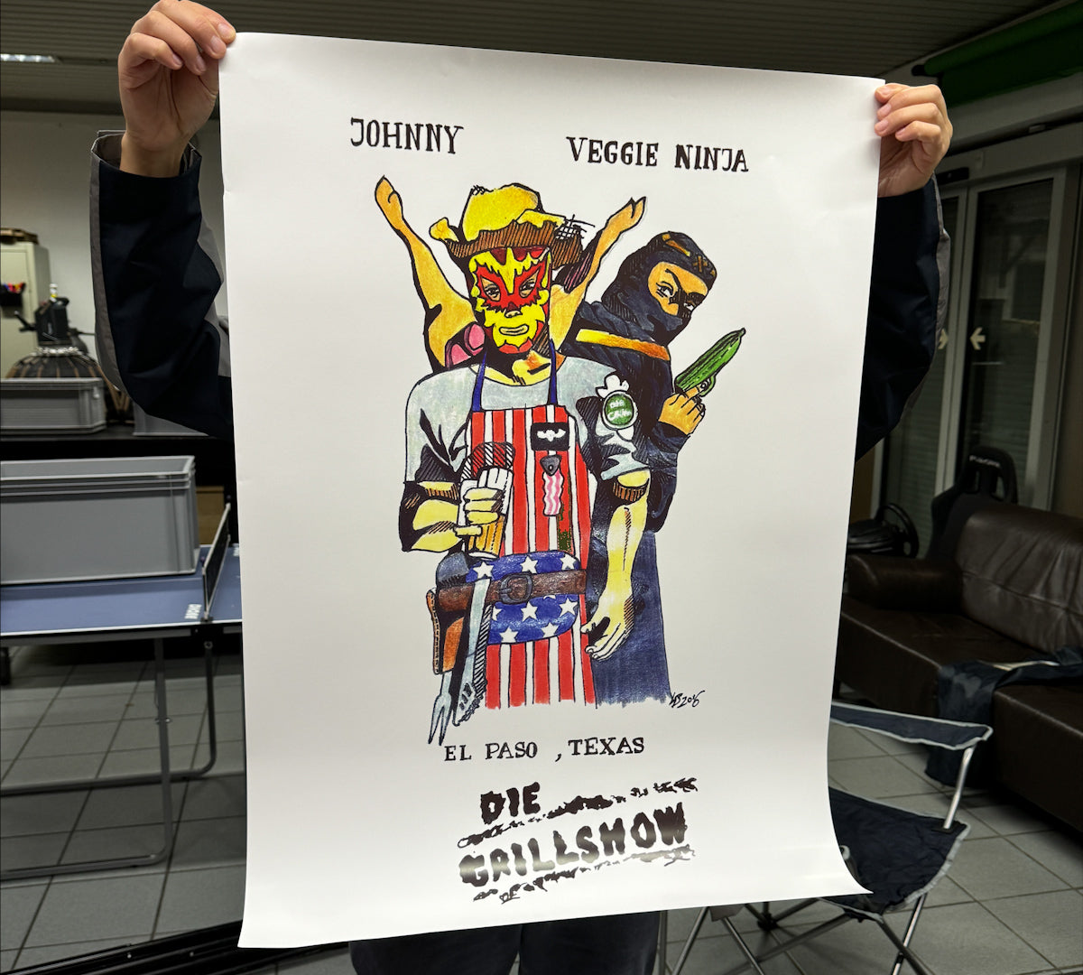 Das Grillshow-Poster