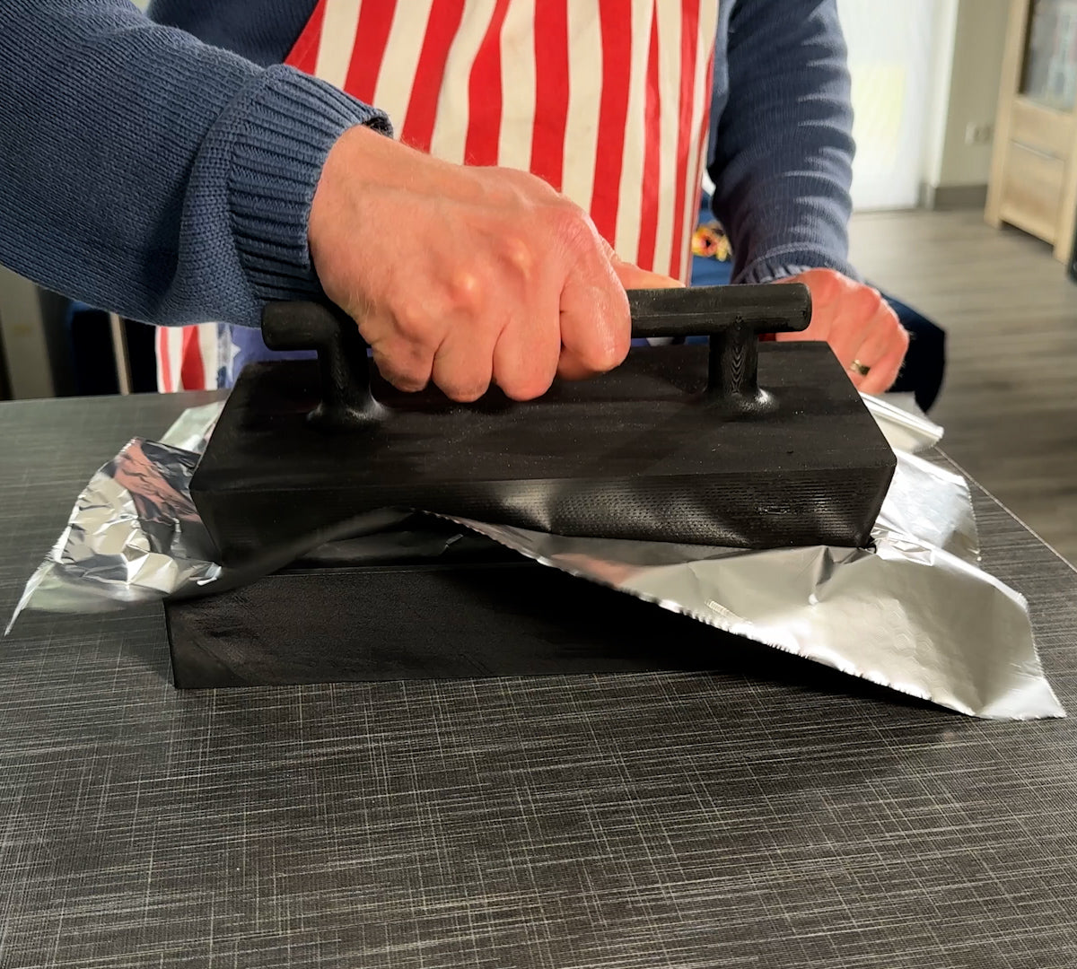 Die 3D-Druckdaten (*.3mf) für die selbstgedruckte Aluschalen-Presse