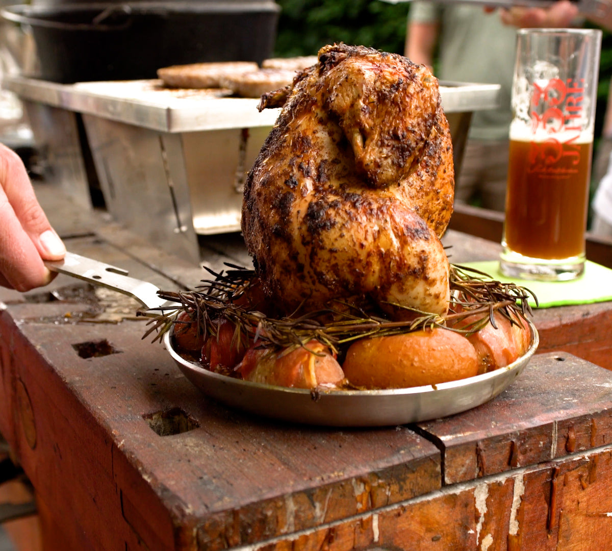 Die Bier-Huhn-Pfanne