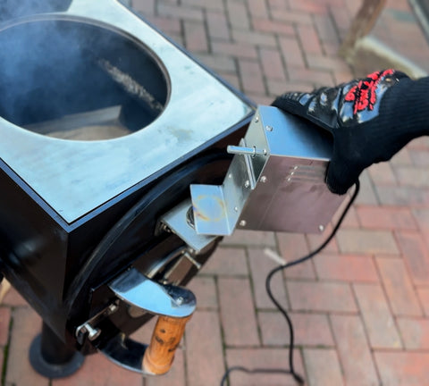 Grillspieß mit Motor