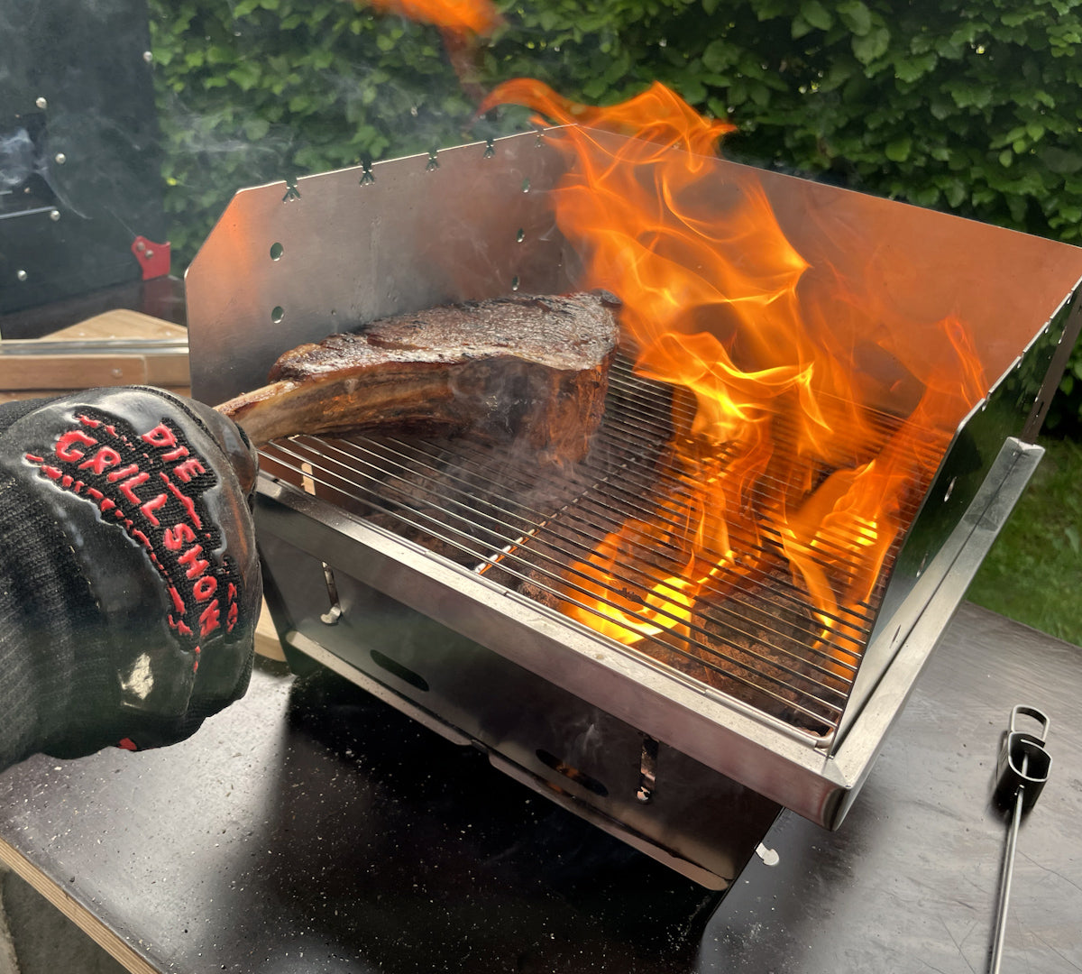 Der Windschutz für den Klappo