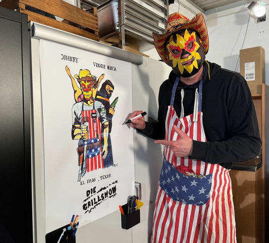 Das Grillshow-Poster