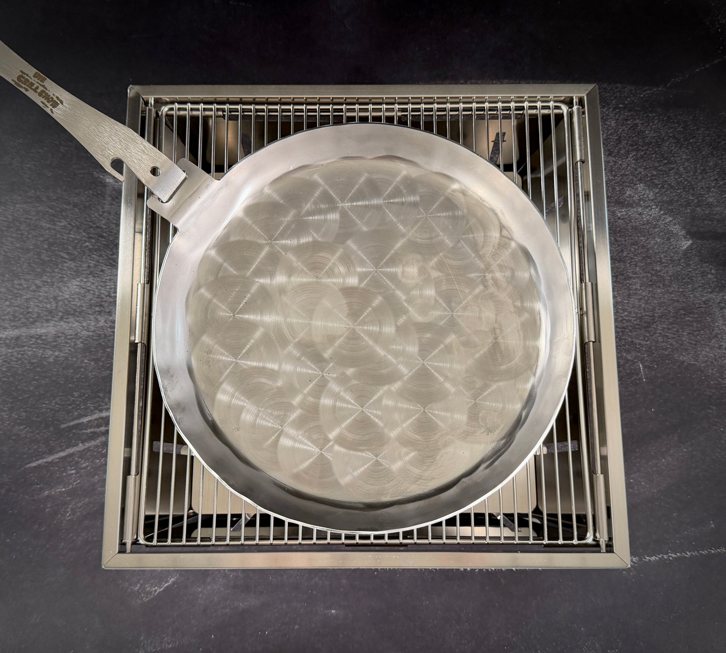 Die handgeschmiedete Grillshow-Pfanne 2.0